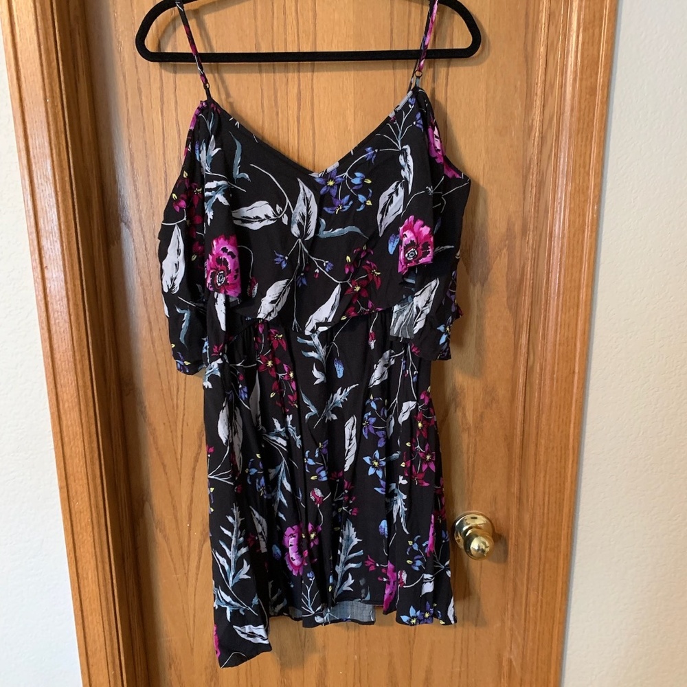 Express Black Floral Dress